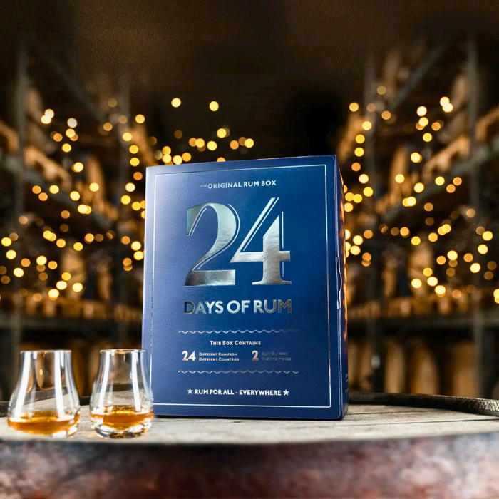 De 24 days of rum adventskalender is het ideale cadeau voor de rumliefhebber.