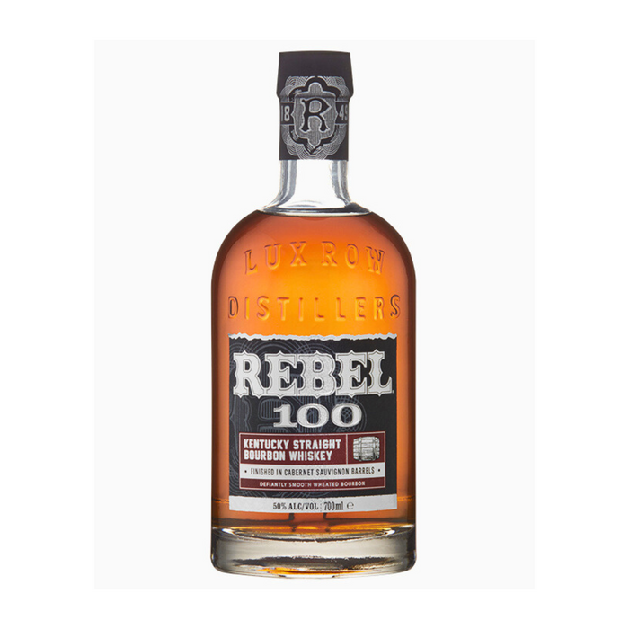 Whiskey Rebel Bourbon 100 proof Cabernet Sauvignon Finish