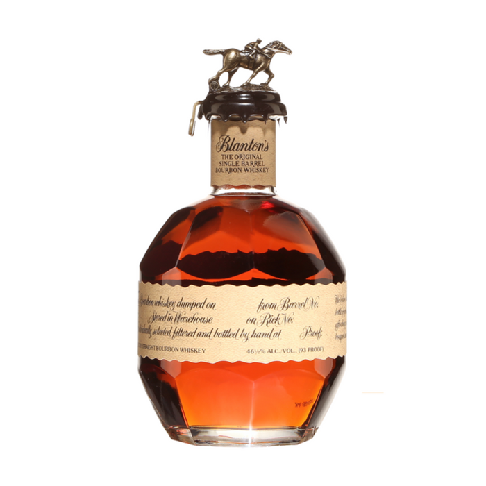 Whiskey Blanton's Original Single Barrel heeft tonen van vanille, karamel en honing.