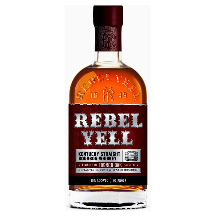 Whiskey Rebel Bourbon French Oak Finish wordt gerijpt op Franse eikenhouten vaten. 