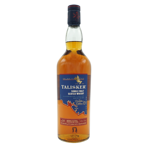 Whisky Talisker Distillers Edition biedt een soepele, ronde smaak, aangevuld met levendige maritieme hints, turfrook en klassieke peperachtige invloeden. 