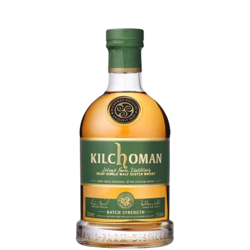 Whisky Kilchoman Batch Strength is een krachtig samengestelde whisky, gerijpt in een combinatie van recharred rode wijnvaten, oloroso sherryvaten en bourbonvaten. 