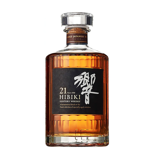 Whisky Hibiki harmony 21Y is een 21 jaar oude variant met een blend van zowel malt- als grain-whiskies.