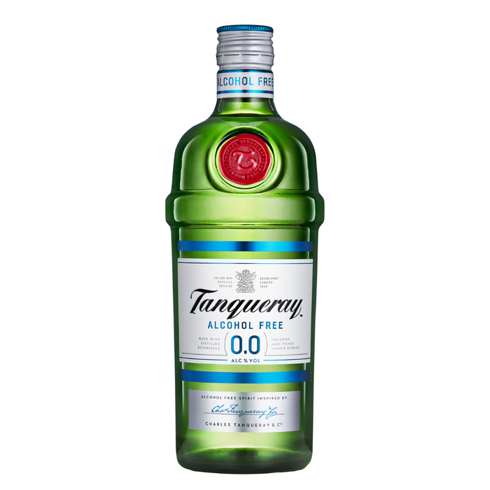 Tanqueray alcohol free 0.0% is de alcohol vrije versie van de London Dry Gin.