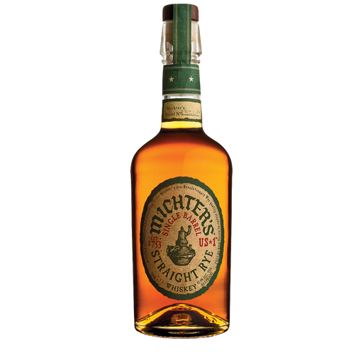 Whiskey Michter's Straight Rye bevat kruidige tonen van de rogge, aangevuld met subtiele hints van vanille en eiken.