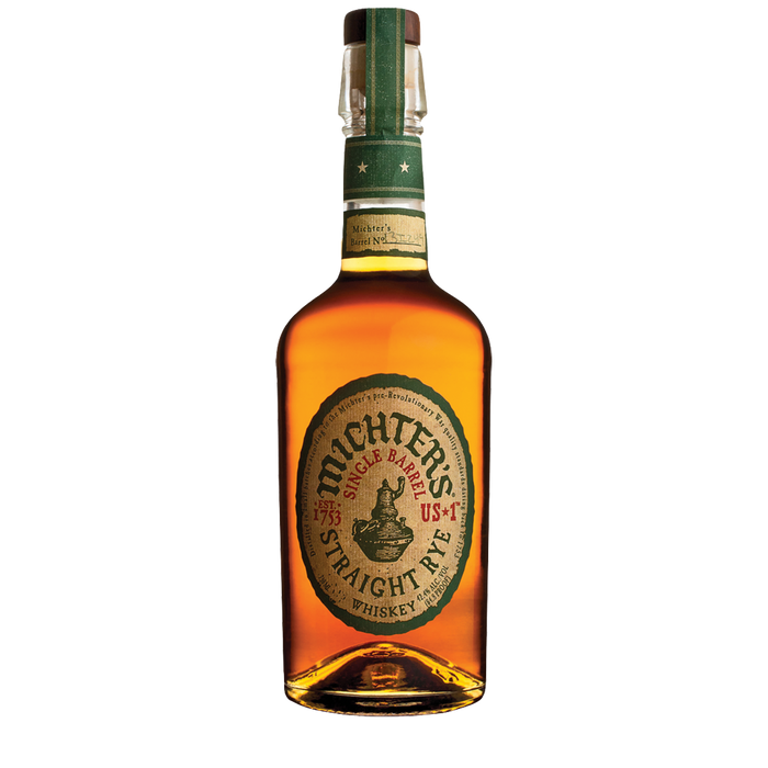 Whiskey Michter's Straight Rye bevat kruidige tonen van de rogge, aangevuld met subtiele hints van vanille en eiken.