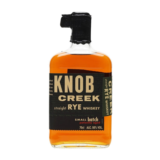 Whisky Knob Creek Rye bevat aroma's van gedroogd fruit, karamel en een vleugje kruiden komen direct naar voren. 